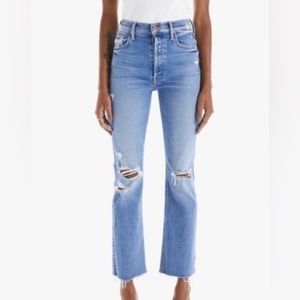 MOTHER DENIM. - The Tripper Ankle Fray in Misbeliever - size 27
